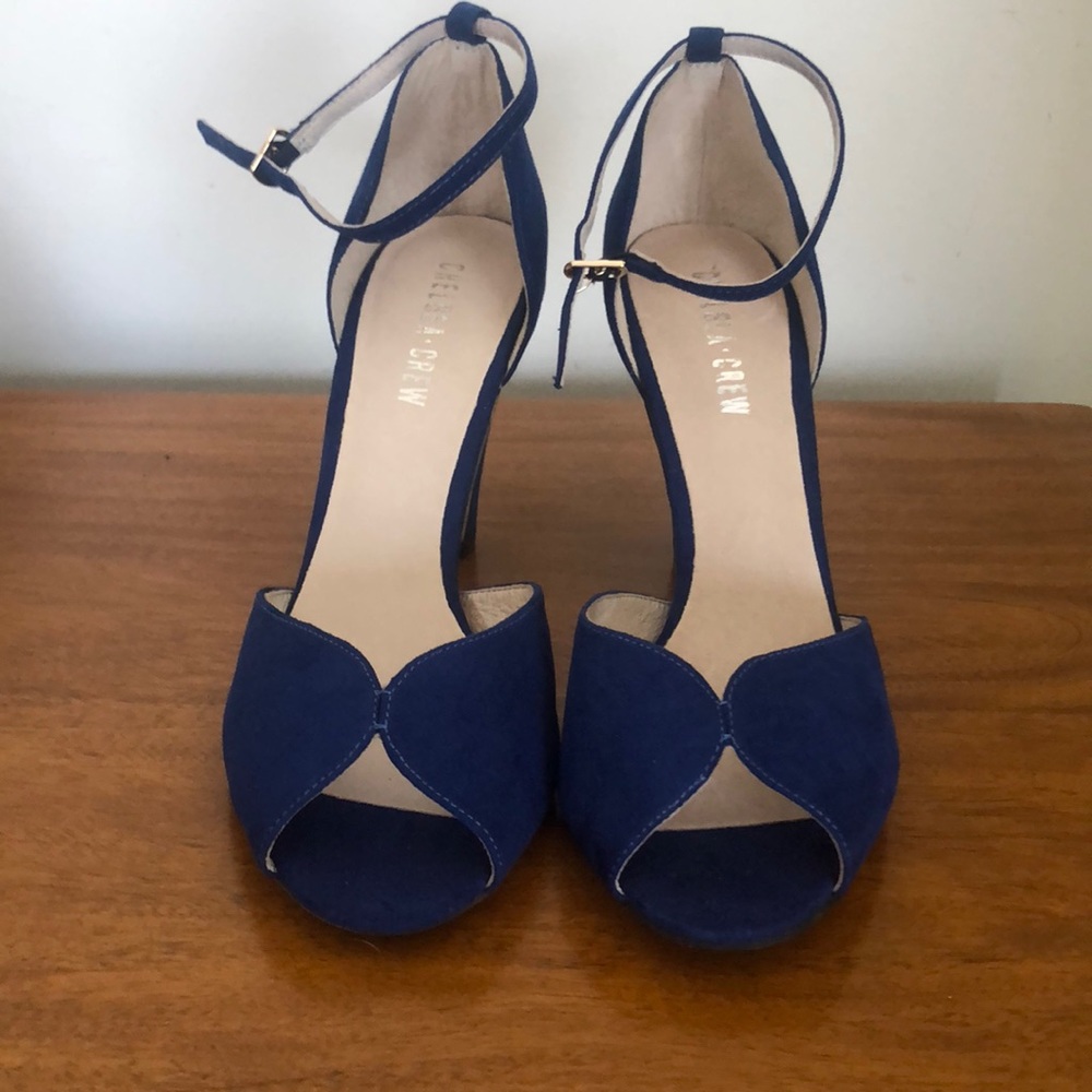 Chelsea Crew Blue Lola Heels